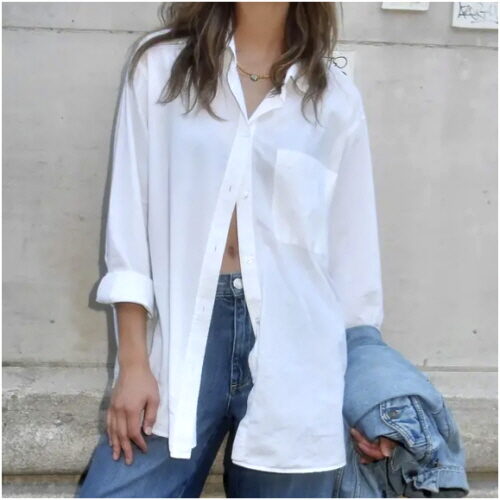 Trendy White Shirts from the 2025 Spring Summer Collection-2