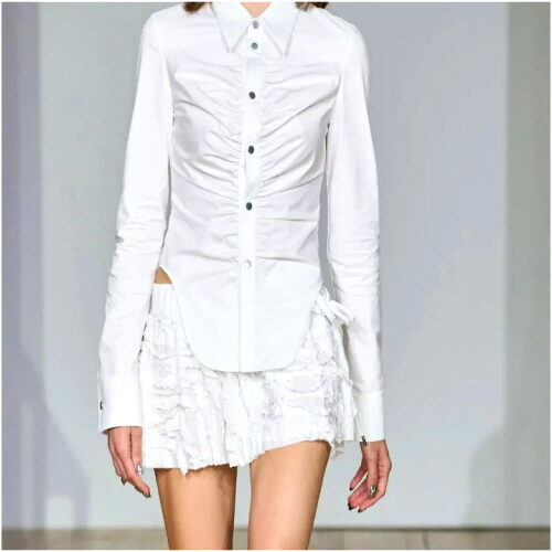 Trendy White Shirts from the 2025 Spring Summer Collection-7