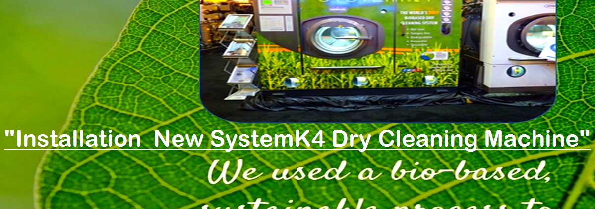 SystemK4 dry cleaning machine installed at Westbury Cleaners in Westbury